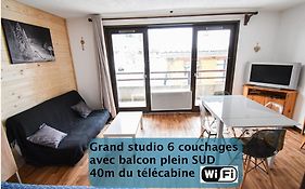 Le Relai S34 - Grand Et Lumineux Studio Avec Coin Montagne 4-6 Pers Avec Wifi, 50M Des Pistes, Grand Balcon Expose Sud, Draps Non Compris