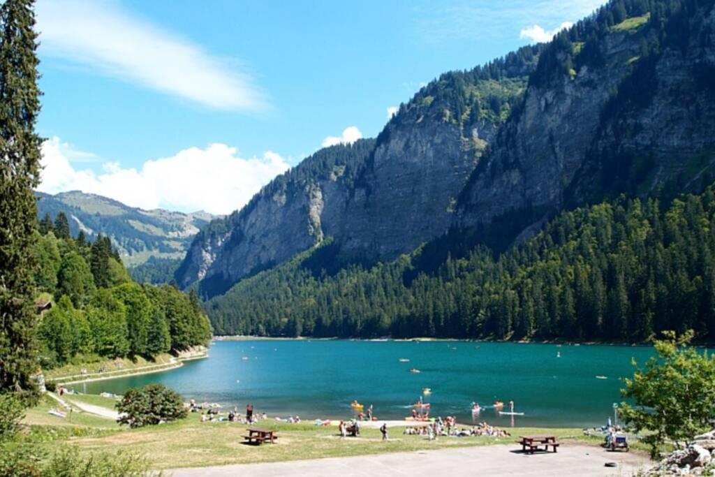 Le Relai S34 - Grand Et Lumineux Studio Avec Coin Montagne 4-6 Pers Avec Wifi, 50M Des Pistes, Grand Balcon Expose Sud, Draps Non Compris Saint-Jean-dʼAulps Buitenkant foto
