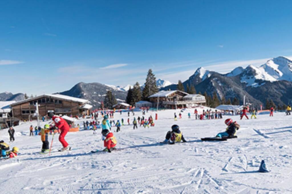 Le Relai S34 - Grand Et Lumineux Studio Avec Coin Montagne 4-6 Pers Avec Wifi, 50M Des Pistes, Grand Balcon Expose Sud, Draps Non Compris Saint-Jean-dʼAulps Buitenkant foto