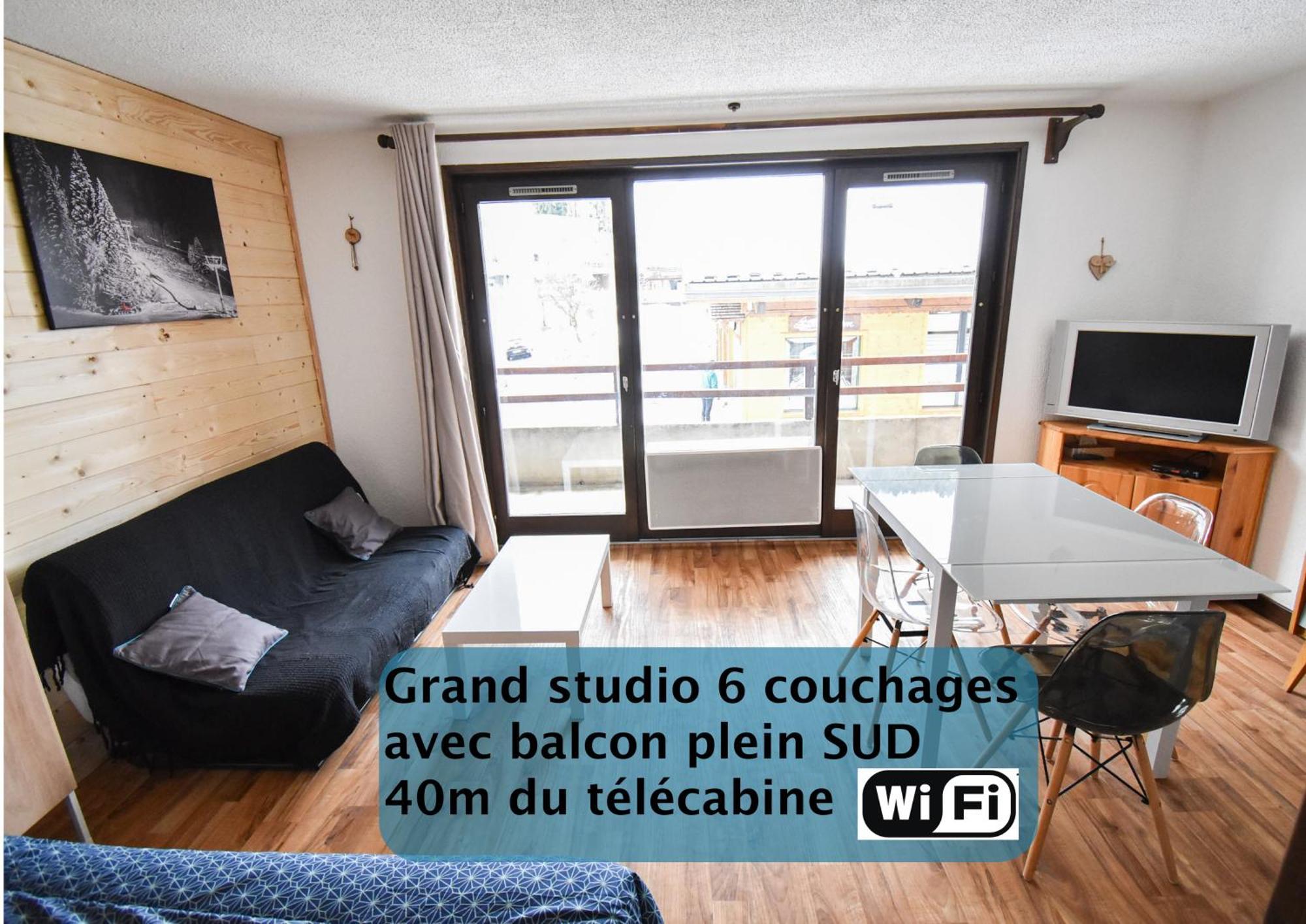 Le Relai S34 - Grand Et Lumineux Studio Avec Coin Montagne 4-6 Pers Avec Wifi, 50M Des Pistes, Grand Balcon Expose Sud, Draps Non Compris Saint-Jean-dʼAulps Buitenkant foto